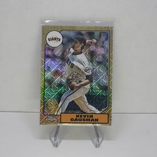 2022 Topps Series 1 Kevin Gausman Giants Chrome MOJO Gold 1987 #T87C-52