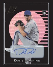 2021 Panini Chronicles #17 Dane Dunning Zenith Autographs Rookie RC Rangers