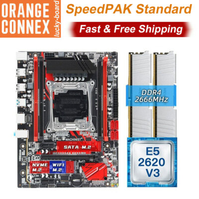 MACHINIST X99 Motherboard LGA 2011-3 Intel Xeon E5 2620 V3 Processor DDR4 16GB
