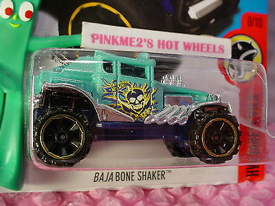 2017 i Hot Wheels BAJA BONE SHAKER #192☠Turquoise/blue 2017 i Hot Wheels BAJA BONE SHAKER #192☠Turquoise/blue