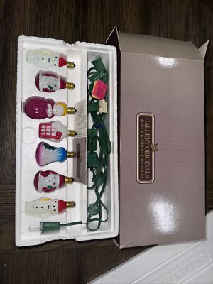 Vintage Avon Gallery Original Henry Ford Museum Christmas Lights