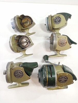 JOB LOT Vintage Shakespeare -No. 1700 EC & DJ - Reels Lot Of 6 Parts/Repairs 