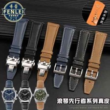 Leather Watch Band Strap For Longines Pioneer L3.810 L3.820 811 21 22mm
