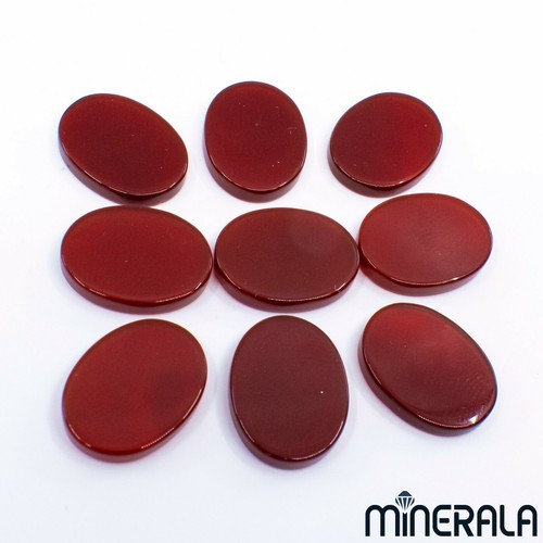 NATURAL RED CARNELIAN OVAL FLAT TOP LOOSE GEMSTONE 6x8mm-30x40mm WP0271C - Picture 16 of 26