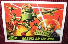 2012 TOPPS MARS ATTACKS HERITAGE DELETED SCENES #7 ROBOTS ON THE RUN NM-MT+