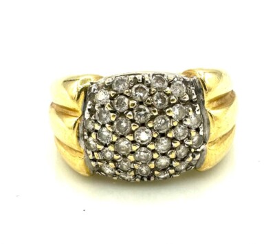 Bague Solitaire Or 18 Carats Avec Diamant 0.15 Carat - Poids 5,81 G, Taille 56, Occasion Parfait état