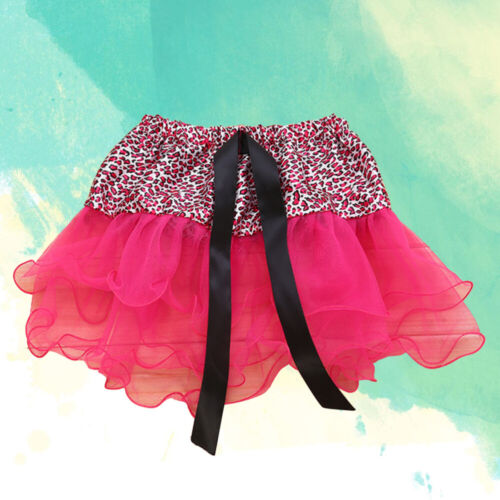  Kids Ballet Tutu Skirt Child Children's Clothing Leopard Print - Afbeelding 1 van 11