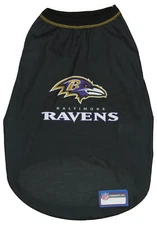 Zubaz X Pets First NFL Baltimore Ravens Team Pet T-Shirt For Dogs