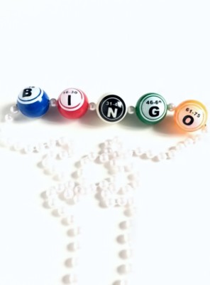 Bingo Ball Bead Necklace