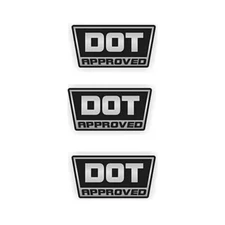3 Set Dot Stickers Decals Vinyls Self Adhesive for Helmet Motorcycle
