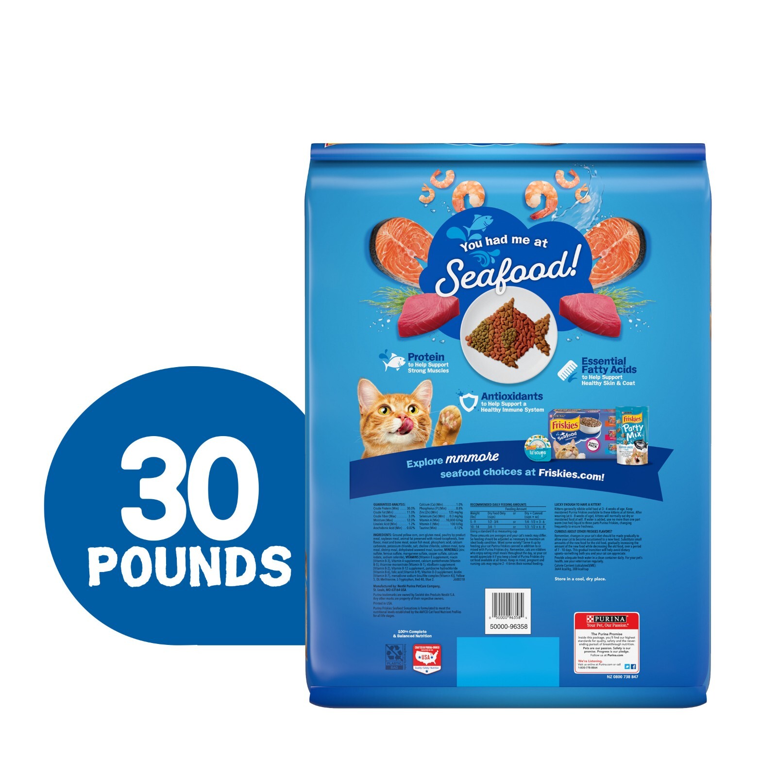 Friskies Dry Cat Food Seafood Sensations Flavor - 16 lb Bag from Cat Dry Food - price 5.04 Friskies Dry Cat Food Seafood Sensations Flavor - 16 lb Bag from Cat Dry Food - price 5.04