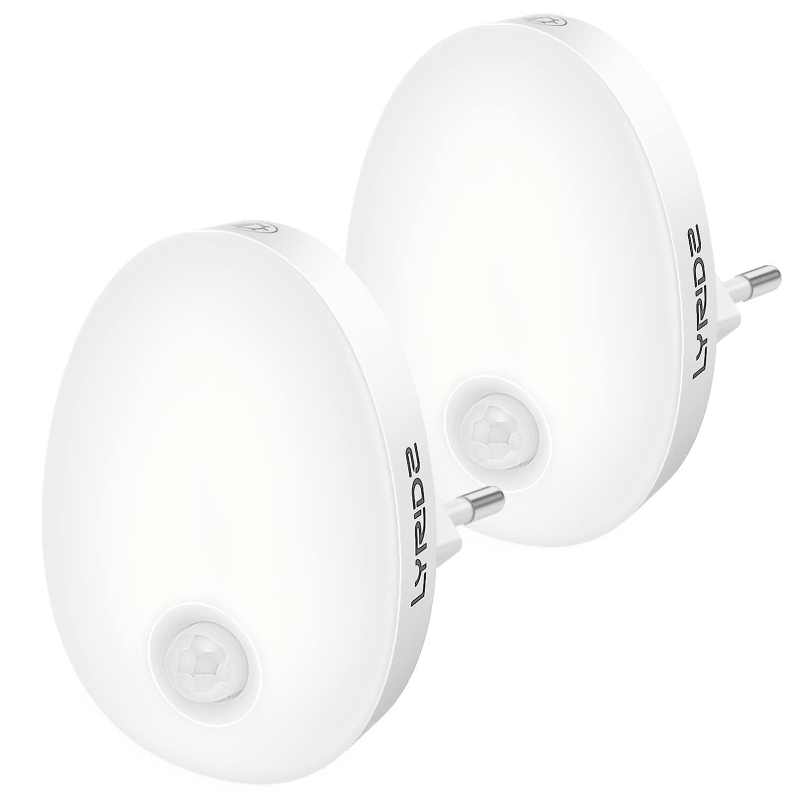 Lyridz LED Night Light Motion Sensor Dimmerabile Bianco Freddo 6500K