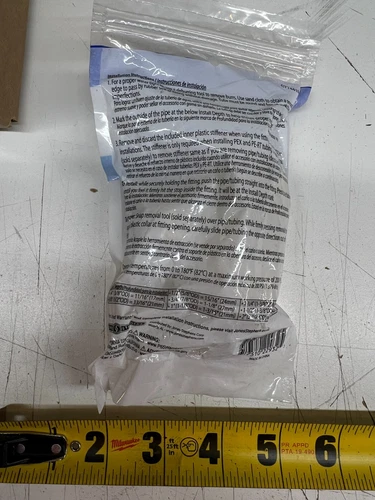 Jones Stephens Plumbite Push on Tee C77441LF EPDM-Oring Brass 200 psi 40°-140°F - Picture 2 of 2