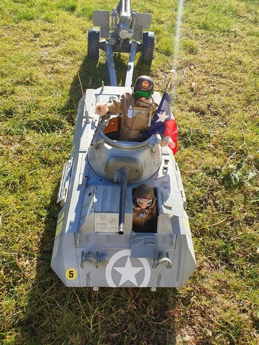 Gi Joe Vintage 1964 - 00 Greyhound Tank And Huge Cannon Unplayed! - Picture 4 of 11