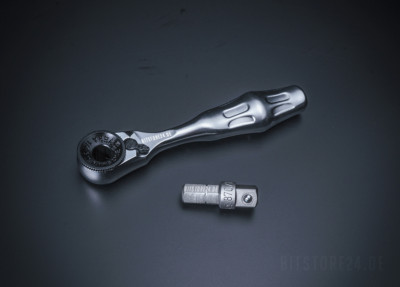 WERA 8001 A Zyklop Mini Umschalt Knarre Bitratsche inkl. 1/4'' Nuss Adapter lose