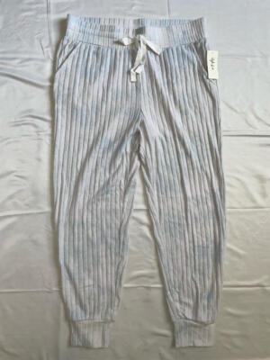 MSRP $40 Style & Co Ribbed Jogger Pants Blue Tie-Dye Size Medium
