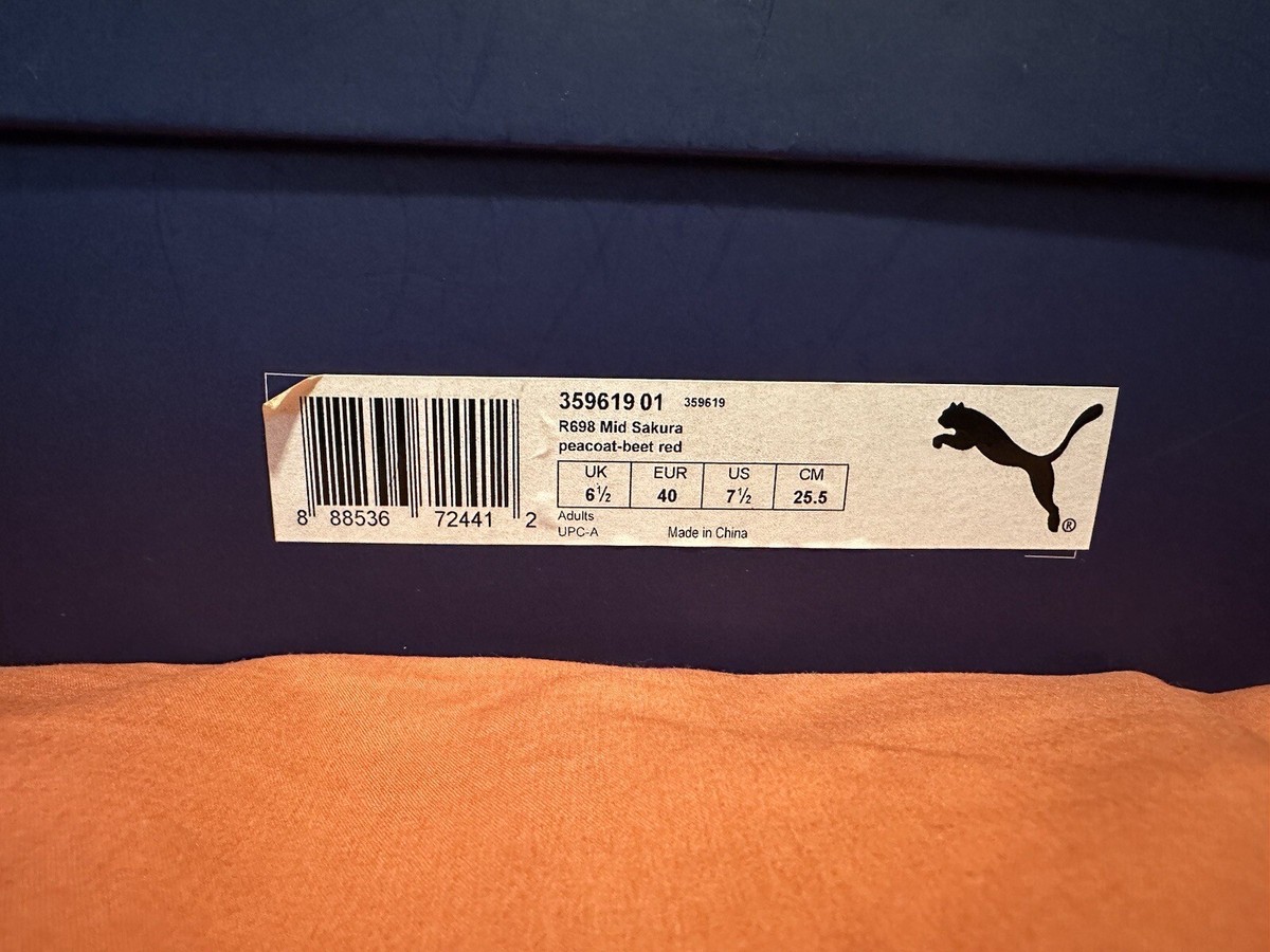専用⑪ Puma x Kith Mens R698 Mid Ronnie Fieg TSP Sakura Size 7.5 | eBay