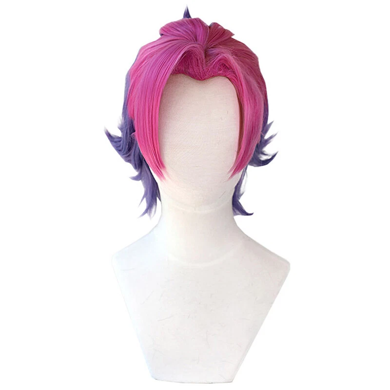 LOL Heartsteel Shieda Kayn Red Mixed Purple Cosplay Wigs Women