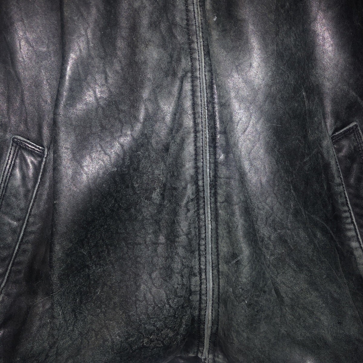 AMERICAN CLASSICS QUALITY LABEL USA MENS BLACK LEATHER JACKET XL 