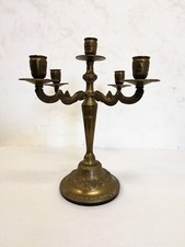 Bougeoir / Chandelier 4 branches  En Laiton