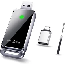 Wireless CarPlay Adapter 2024  Plug and Play, No Latency Converts Factory Wired