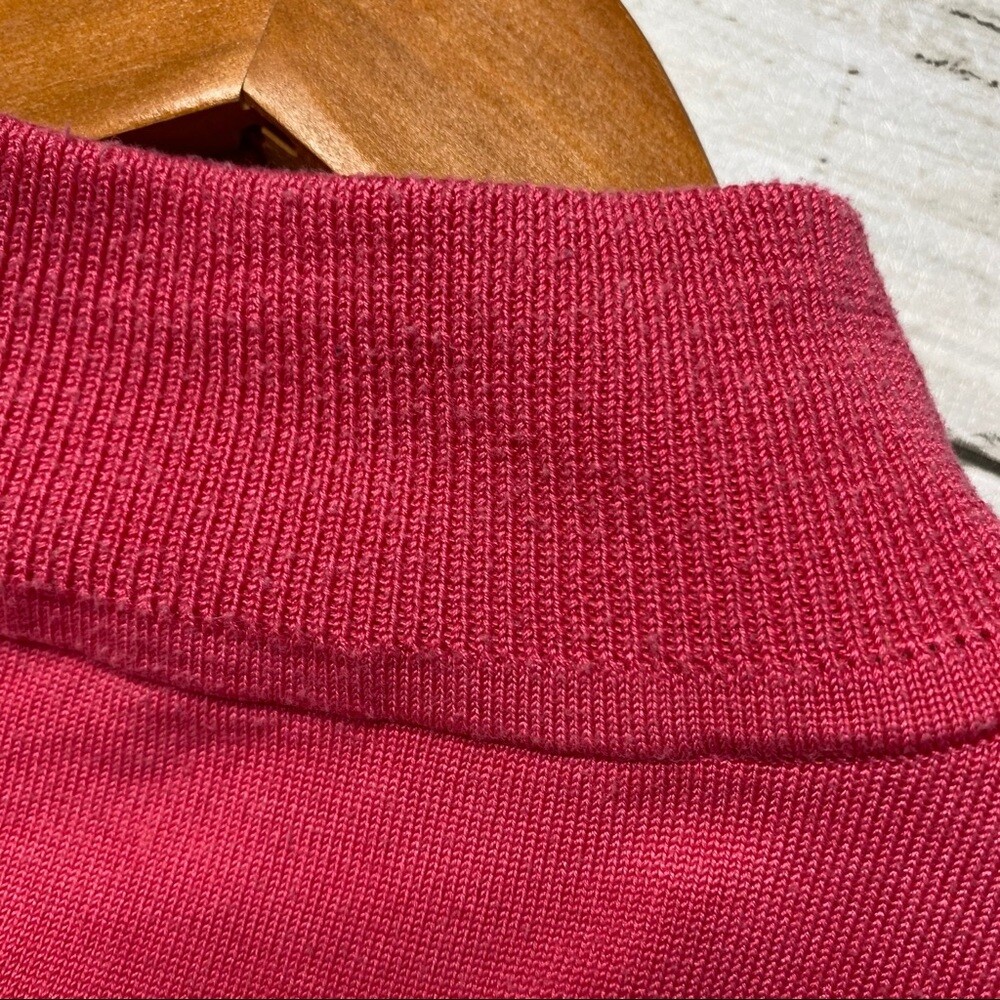Pendleton Pink Mock Neck Top Large - image 8
