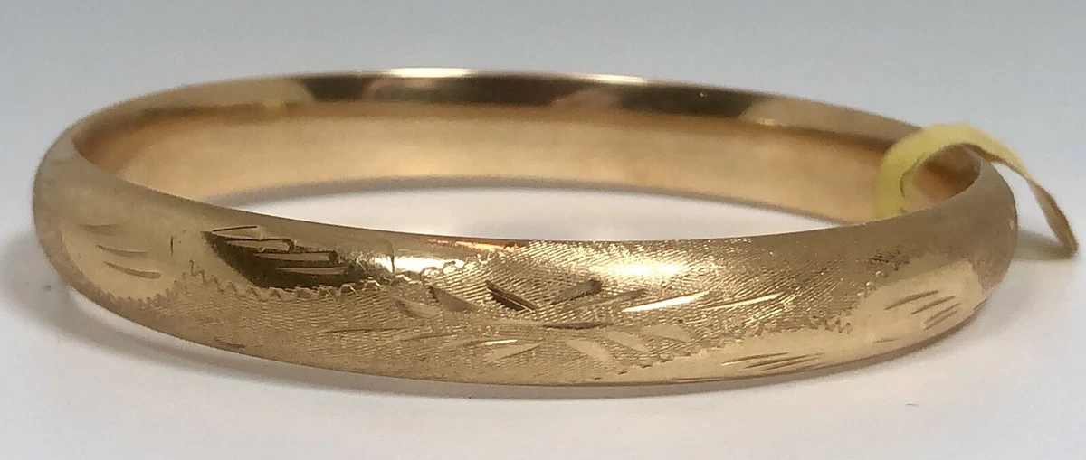 Ebay 14k on sale gold bangle bracelet