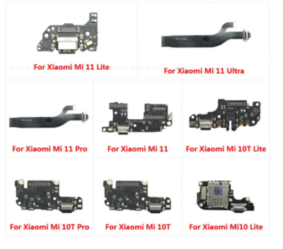 For Xiaomi Mi 11 10 10T Pro Ultra Charger Dock Port Board +Microphone Flex  Cable