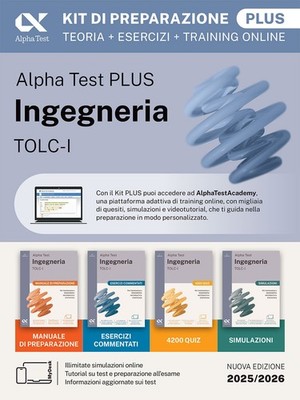 Alpha Test Plus Engineering TOLC-I 2026-2027. Zubereitungsset Plus. Für...