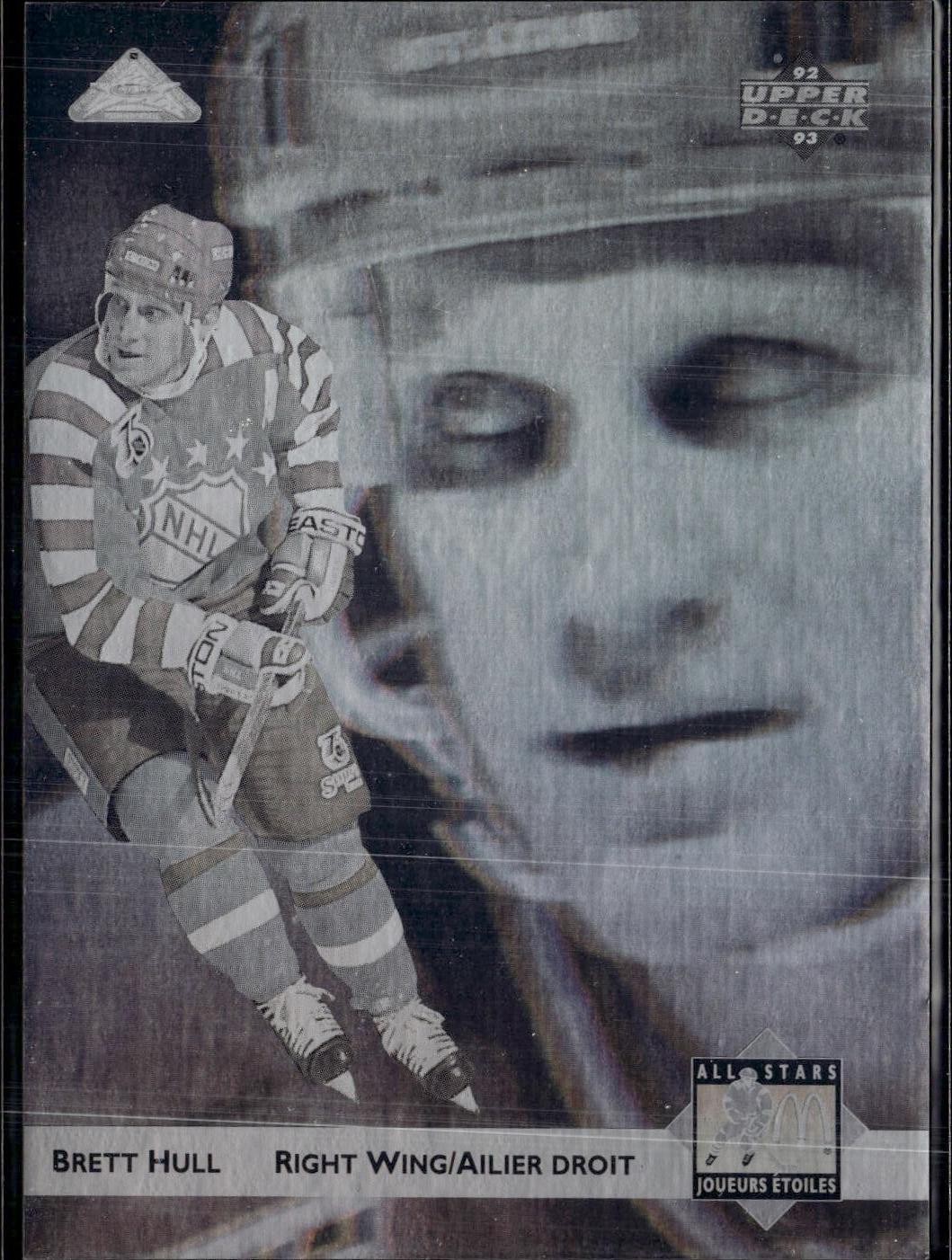 1992-93 Upper Deck McDonald's All-Stars #McH-02 Brett Hull Holograms