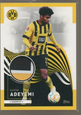 2022-23 Topps Helden in Schwarzgeld BVB Dortmund Karim Adeymi Patch