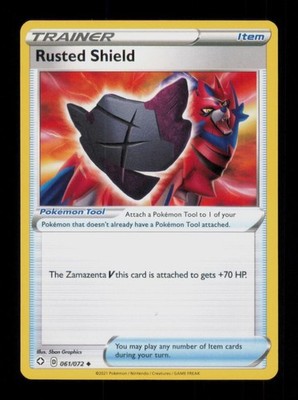 ROSTIGER SCHILD UNCOMMON 061/072 NM POKEMON