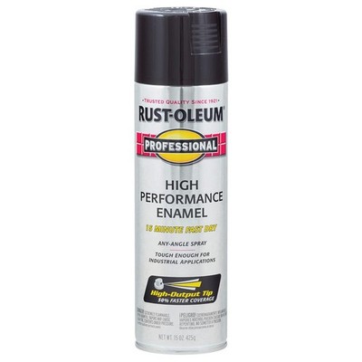 Rust-Oleum 7579838 Professional High 15 Ounce (Pack of 1), Gloss Black 