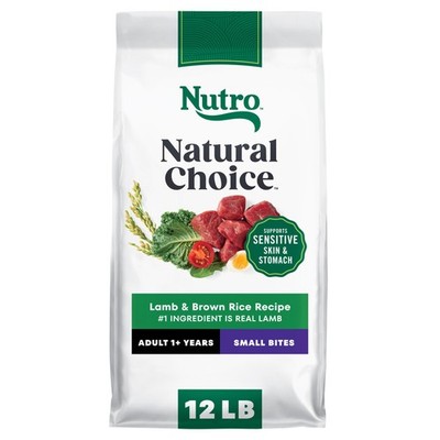 Natural Choice Small Bites Dry Dog Food, Adult Dog Food Dry Lamb and Brown Ri...