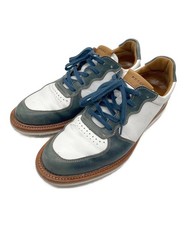 REGAL leather shoes/ white x green/ size: 25cm