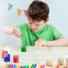 Unfinished Wood Bowl: 52mm Small Wood Craft Bowls - Diy Unfinished Blank