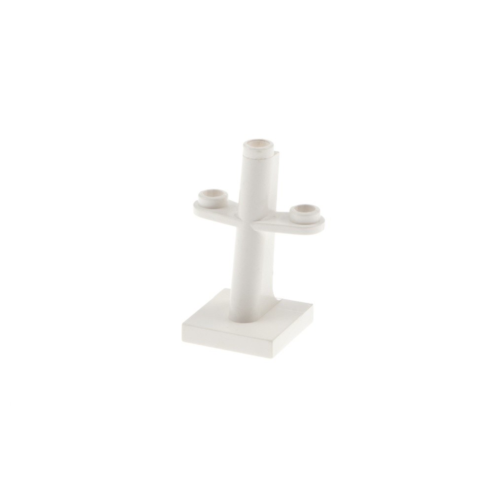1x Lego Mast 2x2x3 White Inclined Boats Ships Support Carrier Ship Boat 4289