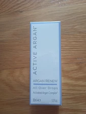 Active Argan Argan Renew All Over Drops 1.0 fl oz Activated Complex New Sealed