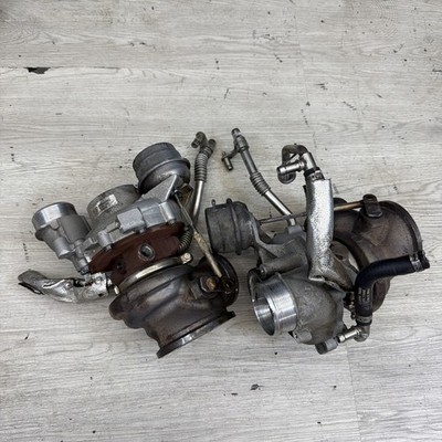 13-15 OEM BMW F10 F13 M5 M6 S63 PWG Garrett Turbo Turbos Turbocharger Set 62k