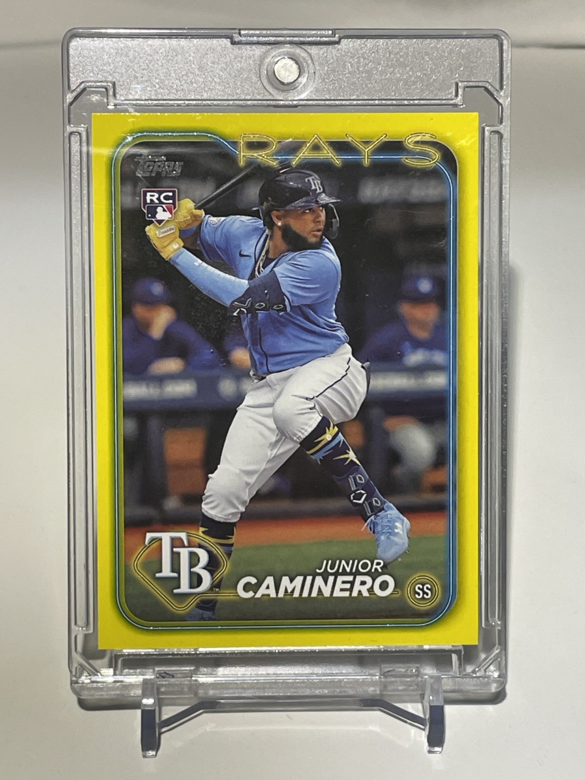 2024 Topps Series 2 - Junior Caminero #628 Yellow (RC)