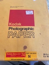 Vintage Kodak Ektacolor 74 paper 25 sheets 74f ektacolor 8x10 sheets new