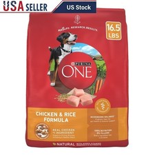 High Protein Dry Dog Food Chicken Rice Kibble 16.5lb Joint Immune Support 16.5lb 2.82 per pound