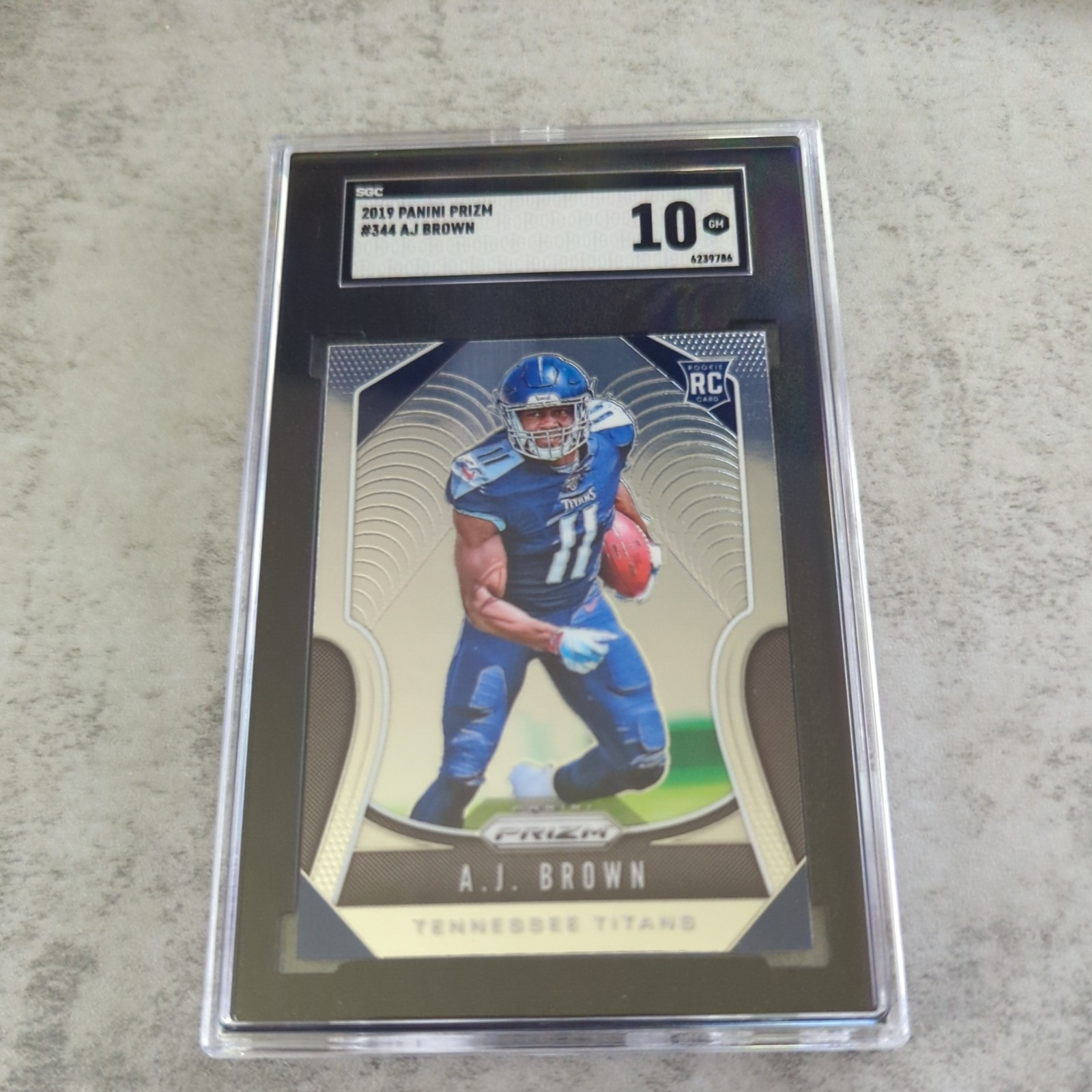 2019 Panini Prizm - Rookies #344 A.J. Brown (RC) SGC 10