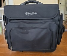 THE PAPER STUDIO ROLLING TOTE SCRAPBOOK ART CRAFT STORAGE ORGANIZER BAG LUGGAGE