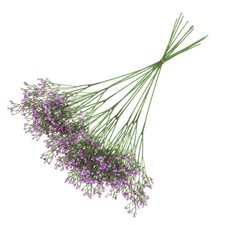 12 PACK Fake Gypsophila Artificial Flowers Bulk PU Flower Branch Stem Purple