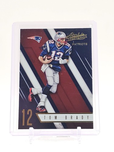 TOM BRADY 2016 PANINI ABSOLUTE FOOTBALL #42 NEW ENGLAND PATRIOTS Q5677