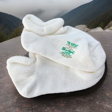 VTG Socks Acrylic White Roll Top Ankle 9-11 80s 90s NOS Women's Low "Sanitized"