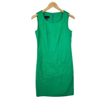 AB Studio Sleeveless Sheath Dress size 4 Kelly Green