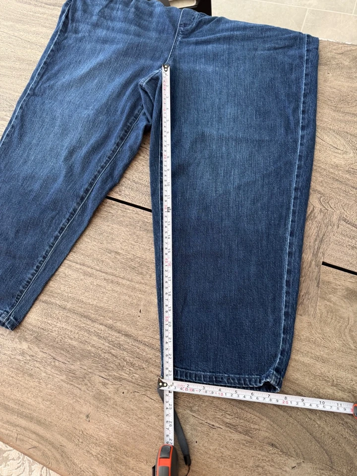 Pantalones de mezclilla para mujer J. Jill Pure Jill relajados al tobillo XLPetite Foto 3 de 4