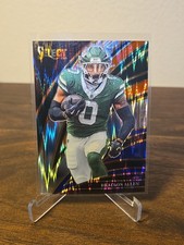 2025 Panini Select - Club Level Braelon Allen #277 Red Blue Prizm Shock- Jets